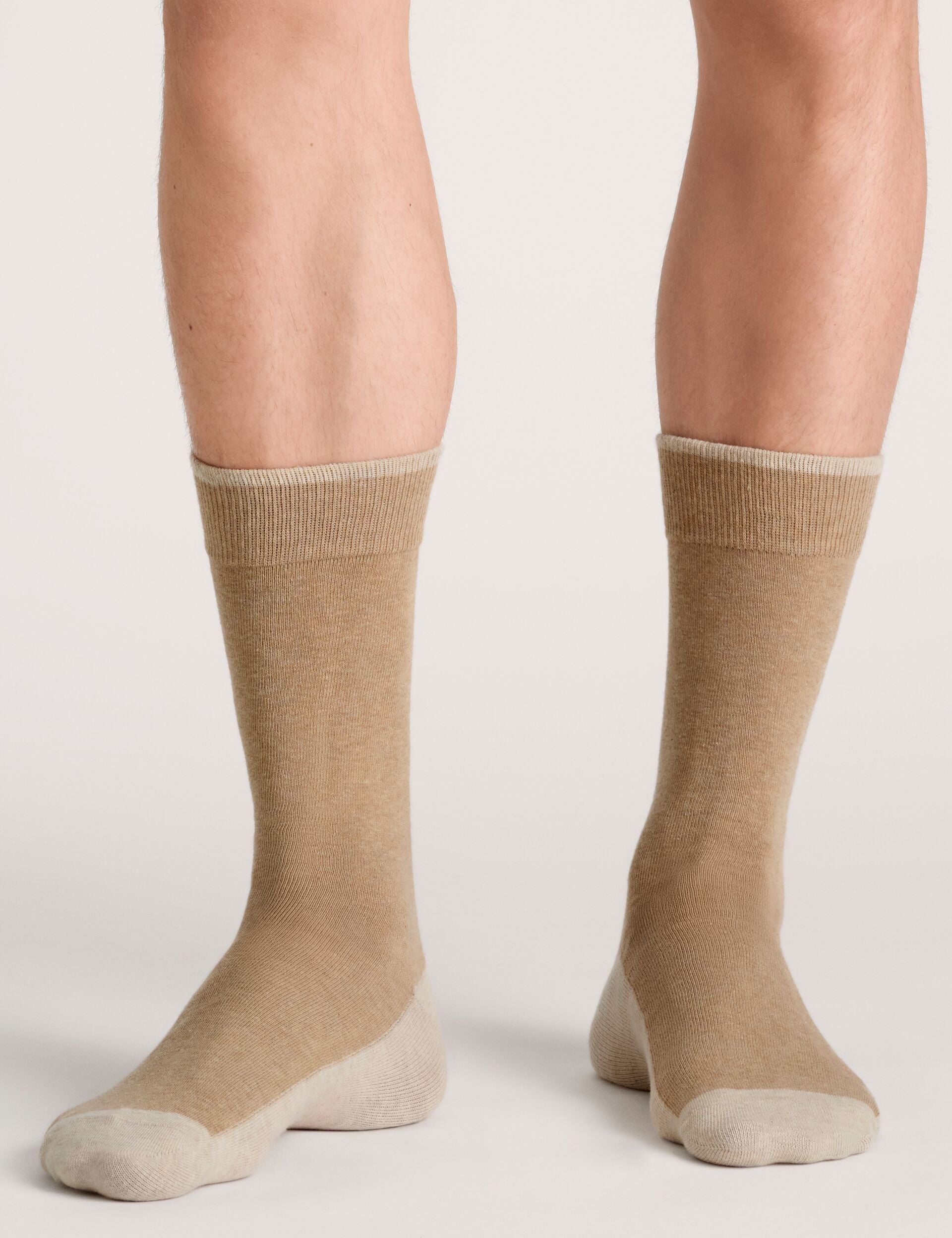 CREW GEOMETRIC STRIPE | MEDIUM GREY