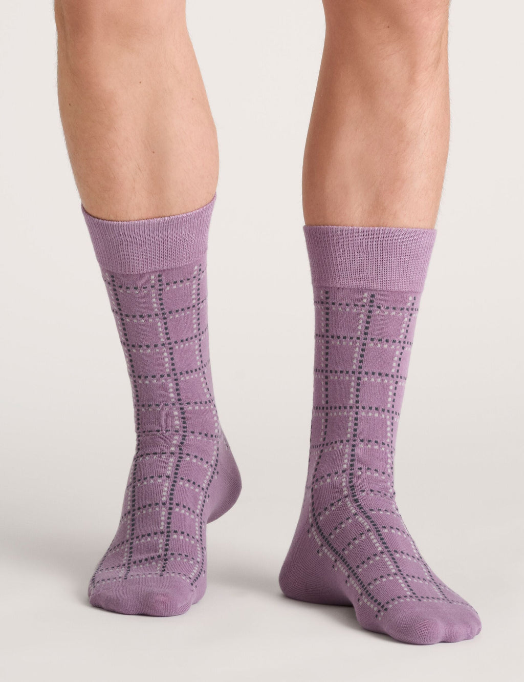 CREW GEOMETRIC CHECK | DARK GREEN