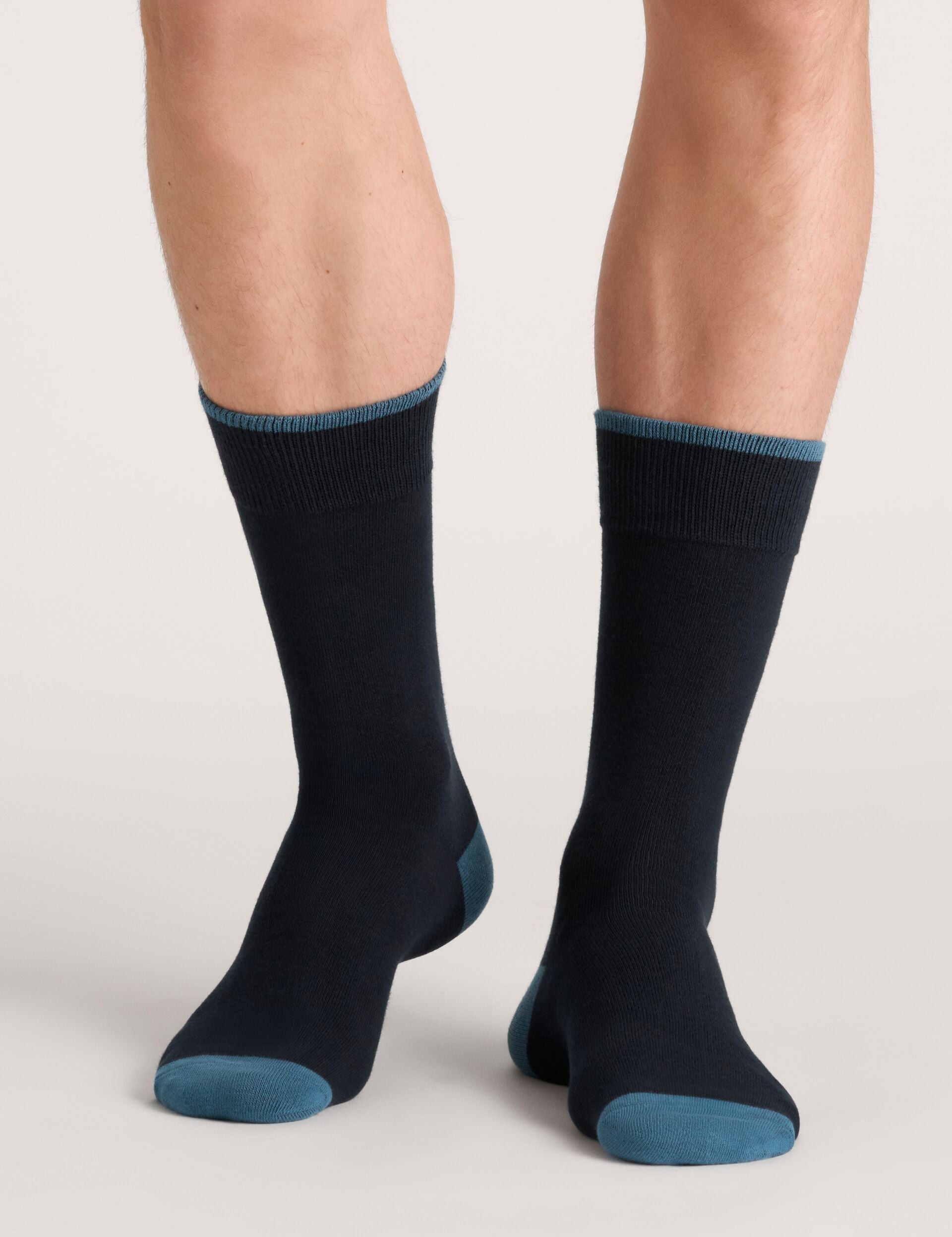 CREW GEOMETRIC CHECK | BLUE